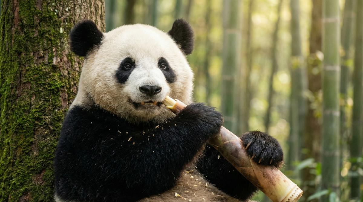 无忧传媒熊猫视频 竹林午餐